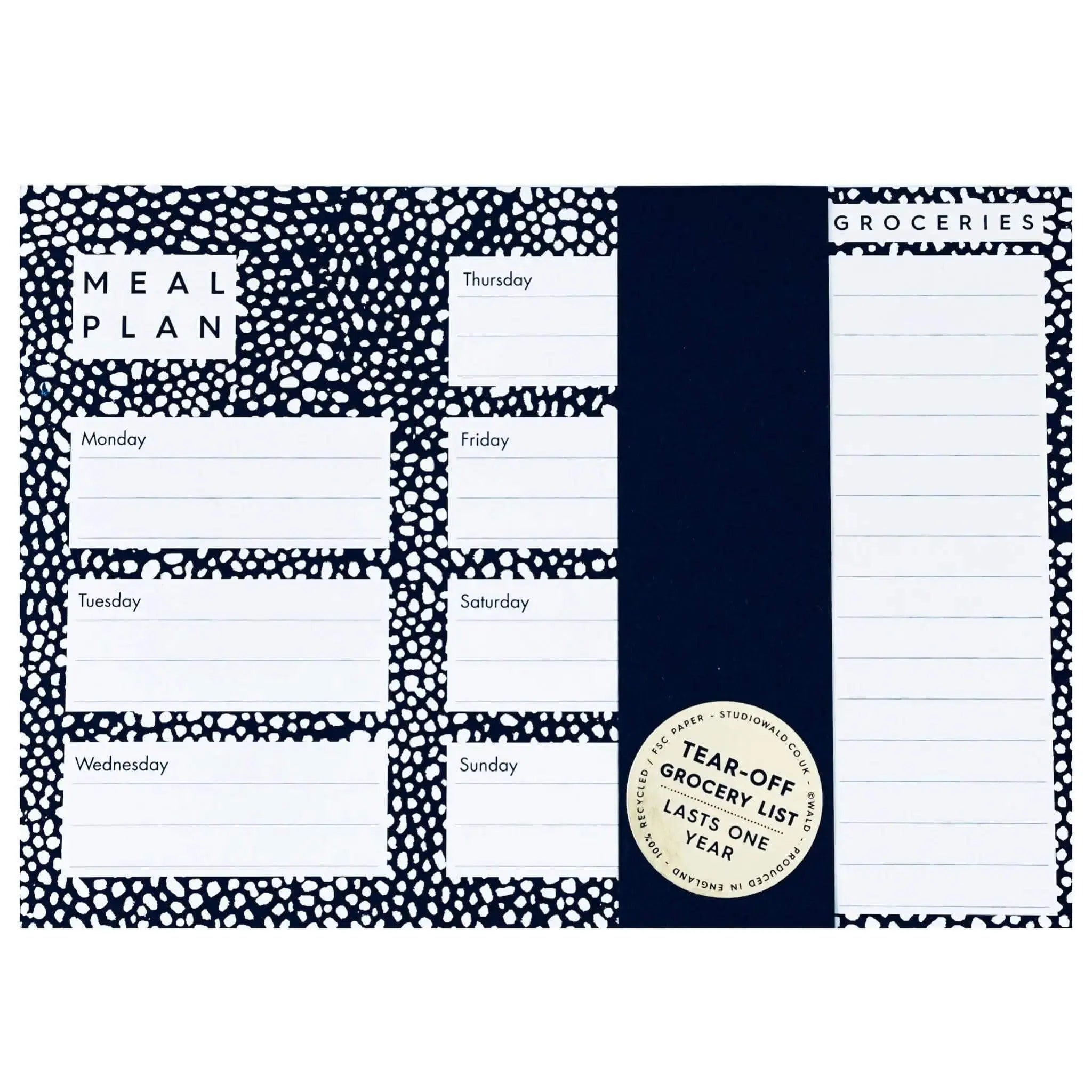 Studio Wald Weekly Meal Planner - Prezzi